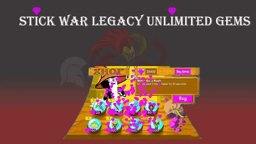 stick war legacy unlimited gems